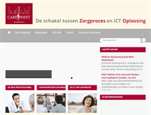 Tablet Screenshot of carepoint.nl