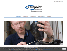 Tablet Screenshot of carepoint.eu